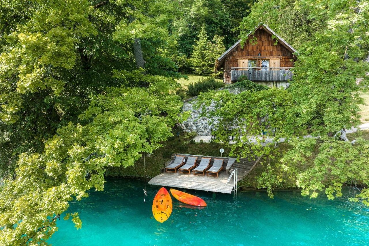 Private Beach House On Lake Bled Exterior photo